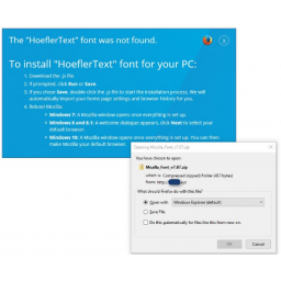 Iza zahteva za instalaciju nedostajućeg fonta za Firefox krije se bankarski trojanac Zeus Panda
